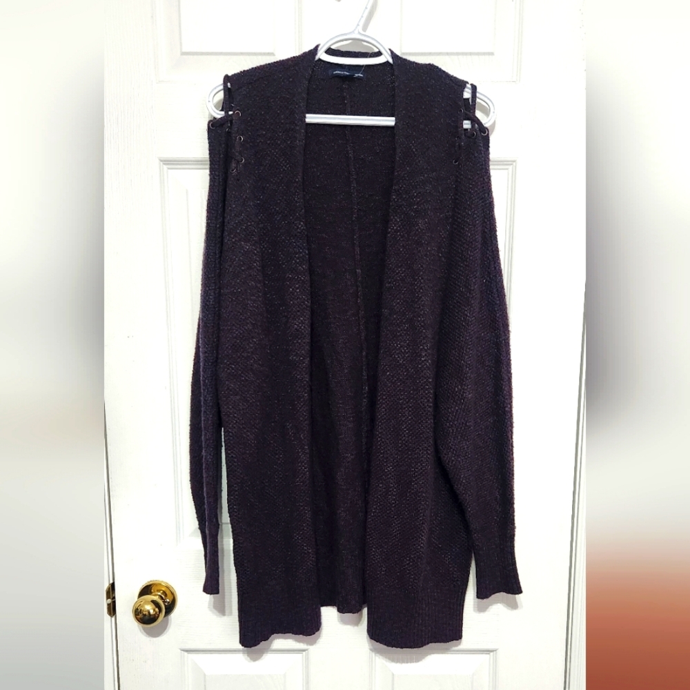 Shoelace Shoulder Cardigan